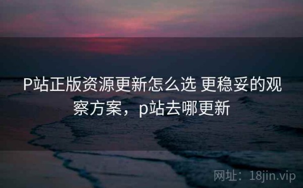 P站正版资源更新怎么选 更稳妥的观察方案，p站去哪更新