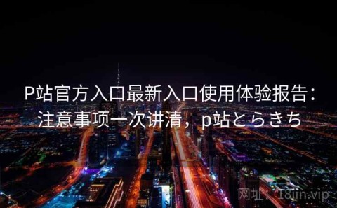 P站官方入口最新入口使用体验报告：注意事项一次讲清，p站とらきち