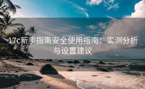 17c新手指南安全使用指南：实测分析与设置建议