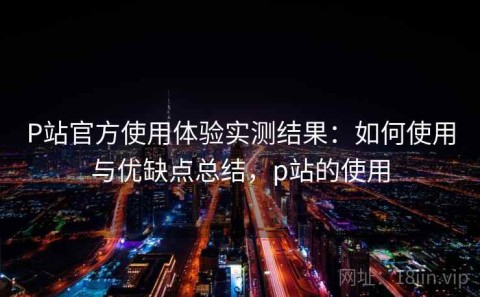 P站官方使用体验实测结果：如何使用与优缺点总结，p站的使用
