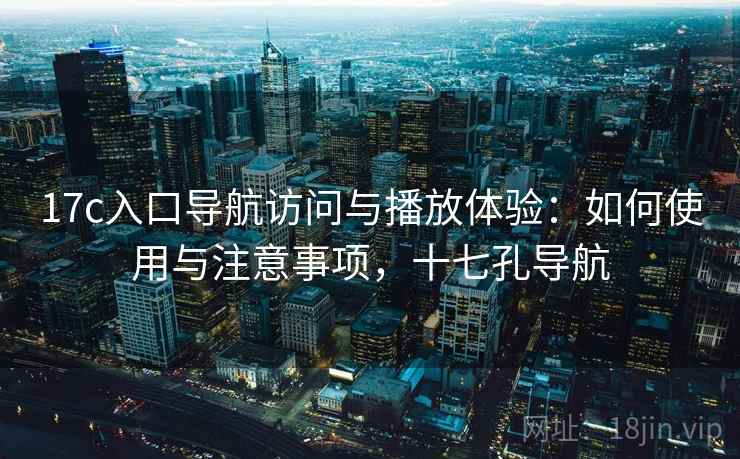 17c入口导航访问与播放体验：如何使用与注意事项，十七孔导航