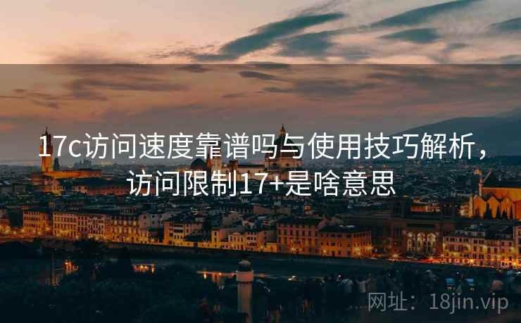 17c访问速度靠谱吗与使用技巧解析，访问限制17+是啥意思