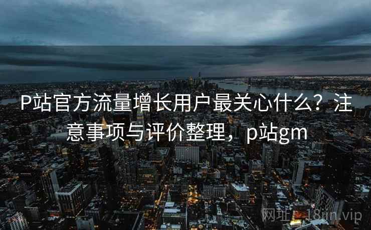 P站官方流量增长用户最关心什么?注意事项与评价整理,p站gm P站官方流量增长用户最关心什么?注意事项与评价整理,p站gm