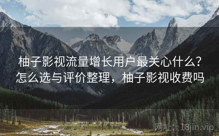 柚子影视流量增长用户最关心什么?怎么选与评价整理,柚子影视收费吗 柚子影视流量增长用户最关心什么?怎么选与评价整理,柚子影视收费吗