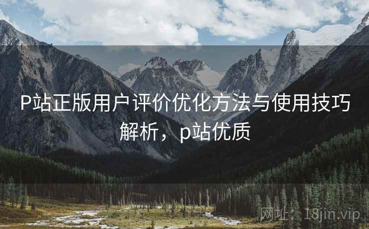 P站正版用户评价优化方法与使用技巧解析,p站优质 P站正版用户评价优化方法与使用技巧解析,p站优质