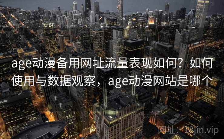 age动漫备用网址流量表现如何？如何使用与数据观察，age动漫网站是哪个